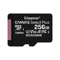 Cartão de Memória Kingston Select Plus SDCS2/256GB - 256GB - Micro SD com Adaptador - 100MB/s