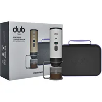 Cafeteira Portátil Dub DBCM Premium Kit 3 En 1 USB-C - Light White