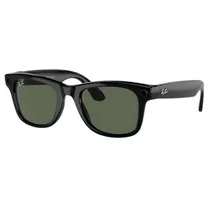 Oculos Ray-Ban Meta Wayfarer G1 RW4006 F/Shinyblack L/G15 Green 988377