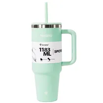 Vaso Terrano Spotie Cup 1.183ML Con Pajita - Verde Agua