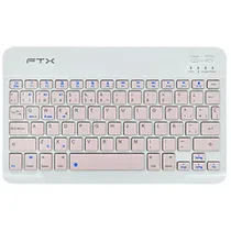 Teclado FTX B09 Bluetooth / Espanhol - Rosa / Branco (106234)