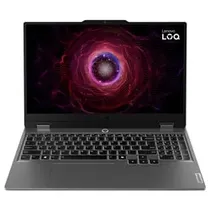 Notebook Gamer Lenovo Loq 15ARP9 AMD Ryzen 5 7235HS Tela Full HD 15.6" / 16GB de Ram / 512GB SSD / WIN11HOME / Geforce RTX4050 6GB - Luna Cinza (83JC00LYUS) (Inglês)