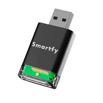 Adaptador Smartfy CAF01 Carplay Android Auto Sem Fio