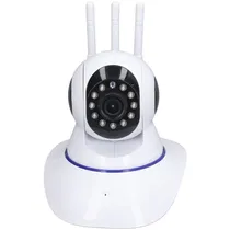 Câmera de Segurança IP Wifi Smart Camera IP-05 - 4MP - 3 Antenas - 355° - Branco