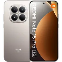 Celular Xiaomi Redmi Note 15 Pro 5G Dual Sim de 256GB/8GB Ram de 6.83" 200+8MP/20MP - Titanium Color (Global)