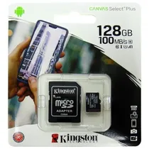 Cartao Micro SD 128GB Kingston Canvas C10 150MB/s
