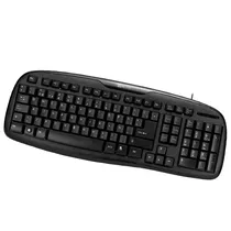 Teclado Klip KKS-050S Padrão (Espanhol) - Black