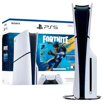 Console Sony Playstation PS5 Slim CFI-2115A 4K 120HZ 1TB, com Disco Bivolt + Fortnite