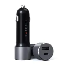 Satechi Cargador Vehicular ST-TCPDCCM USB-C 72W Space Gray