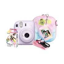 Kit Cámara Instantánea Fuji Instax Mini 12 Purple