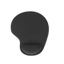 Mouse Pad c/ Apoyo Negro H-02