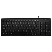 Teclado Mtek KB-8501C Slim Compact Mini USB / Português - Preto