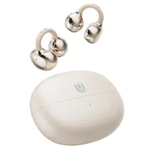 Fone de Ouvido Sem Fio Ur J300 Earphone Extra Bass com Bluetooth - Bege/Dourado