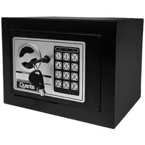 Cofre Digital Quanta QTCFN5 com Teclado Numérico / 5 Litros / Alarme - Preto