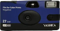 Camara Descartable Yashica 27 Exp Iso 400 Blue Snoopy