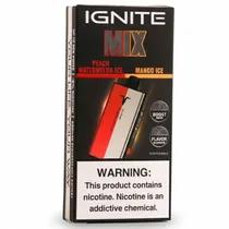 Vaper Descartável Ignite Mix 40000 Puffs - Mango Ice/Peach Watermelon Ice