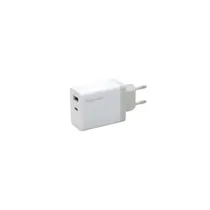 Carregador EP-7067 USB-C/USB-A 10W Blanco