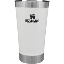 Copo de Cerveja Stanley Classic Beer Pint com Tampa + Abridor - Branco 473ML