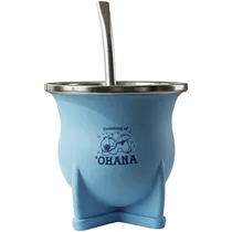 Kit Cuia e Bomba Big Life Mate Stitch BSMRLYS1 - Turquesa