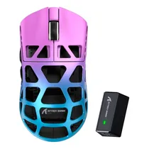 Mouse Attack Shark R3 Wired+2.4G+BT+BT5.1 8K Purpl Twilight Purple PAW3395