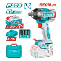 Chave de Impacto Total TIWLI2055 – 55NM / com 2 Baterias / 4AH