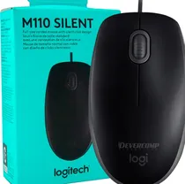 Mouse Logitech M110 Silent USB Optico Black 910-006756