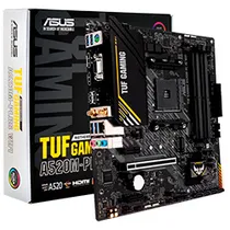Placa Mãe Asus Tuf Gaming A520M-Plus Wi-Fi Socket AM4 / VGA / DDR4