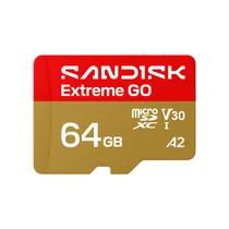 Cartão de Memória Sandisk Extreme Go 64GB U3 170MB/s SDSQXGN-064G-GN6MN