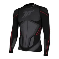 Camisa Térmica para Motociclista Seventy Degrees SD-CT1 - Unisex - Tamanho L - Preto