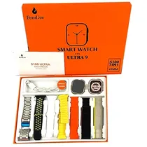 Relogio Smartwatch S100 Ultra 9 com Sete Pulseiras