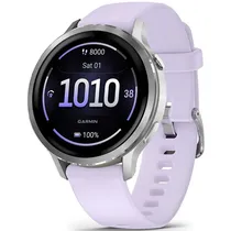 Relogio Garmin Venu 4 41MM Prata/Roxo (010-03013-01)
