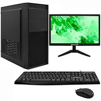 PC Montado Intel Core i3 3220 de 3.3GHZ / 8GB de Ram / 240GB SSD + Mouse / Teclado / Monitor - Preto