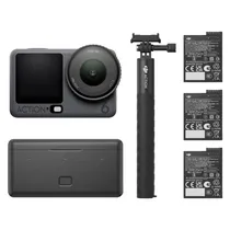 Câmera de Ação Dji Osmo Action 6 Adventure Combo 38MP Wifi 50GB - Preto (Anatel)