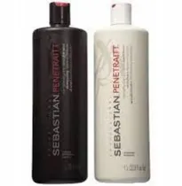 Sebastian Kit Shampoo 1L + Condicionador Penetraitt 1L Profissional
