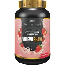 Landerfit Whey Protein Wheyshake Strawberry 900G Plastico Negro