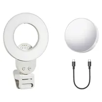Luz LED Anular Godox LR30BI Bicolor para Celular - Branca