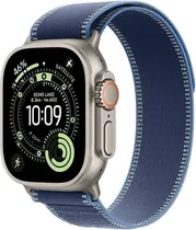 Apple Watch Ultra 3 49MM GPS Cell MEWU4LW/A Natural Titanium Blue Trail Loop  M/L