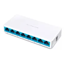 Hub Switch Mercusys MS108 08 Portas 10/100MBPS - Branco