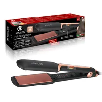 Chapinha / Prancha de Cabelo Ackiliss ACL-419J / 200ªC / 40W / 110-240V ~ 50/ 60HZ - Preto/ Rose Gold