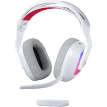 Headset Gaming Sem Fio Logitech Astro A20 X Lightspeed para PC/Xbox/PS5/Switch - Branco