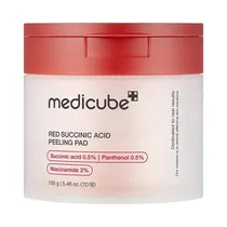 Almofadas Esfoliantes Medicube Red Succinic Acid Peeling Pad de 70 Unidades