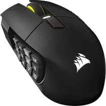Mouse Gamer Sem Fio Corsair Scimitar Elite Se Mmo - Gun Metal (CH-9314014-WW)