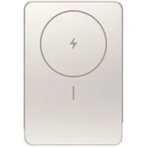 Carregador Portátil Xiaomi Super Slim Magnetic WPB0507S BHR08PLGL - 5000MAH - USB-C/Wireless - Dourado