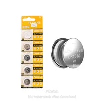 Batería Tianquiu Pastilla CR1616 Lítio 3V 5PCS 689510