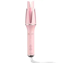 Modelador de Cachos Luo LU-4675 / 42W / 3 Temperaturas / 110-220V ~ 50HZ - Rosa