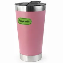 Copo Térmico Ecopower EP-G101 473ML com Abridor - Rosa