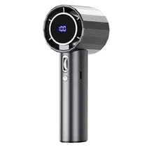 Mini Ventilador Portátil Hengda YQ10512 / 100 Niveis / Recarregavel - Cinza