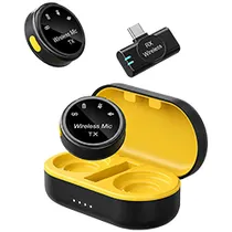 Microfone Ecopower EP-M094 Wireless para Smartphone / USB-C - Preto