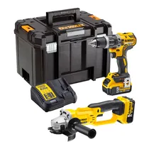 Kit Dewalt DCK209P2T – Parafusadeira + Lixadeira / 2 Baterias 5AH