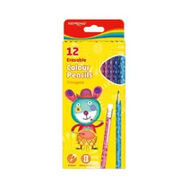 Lápices de Color Keyroad Colour Pencils Erasable KR971453 12 Unidades
